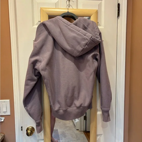 Champion Reverse Weave Full Zip Hoodie - Lavender Mauve - Size Medium - Picture 2 of 4